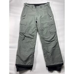 Bonfire Silver Series Men's Gray Waterproof Snowboarding Ski Pants - XL (38x31)